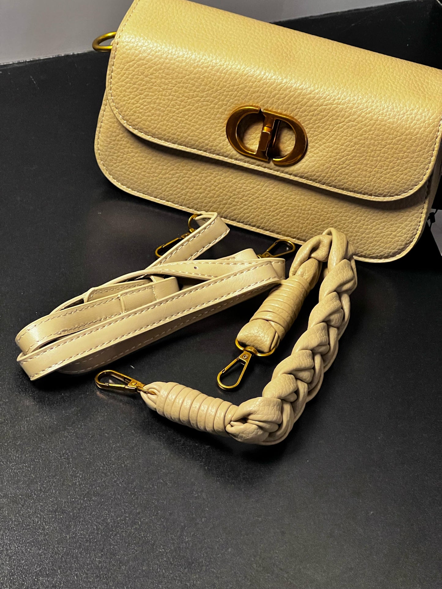 Shoulder leather bag